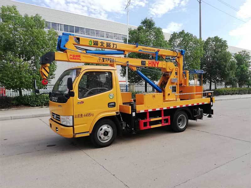 東風單排12米藍牌高空作業車